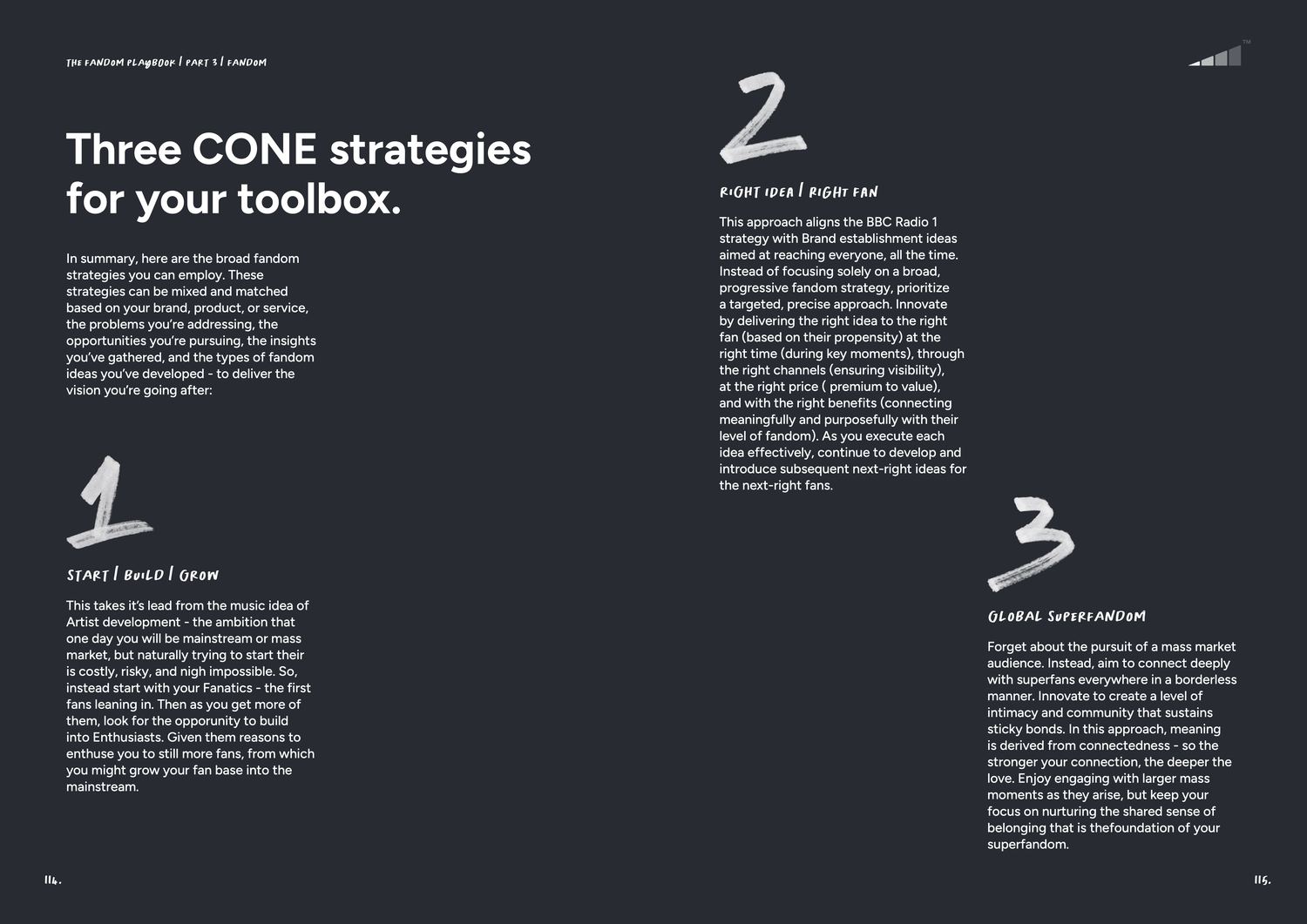 A fan building strategy laid across the year